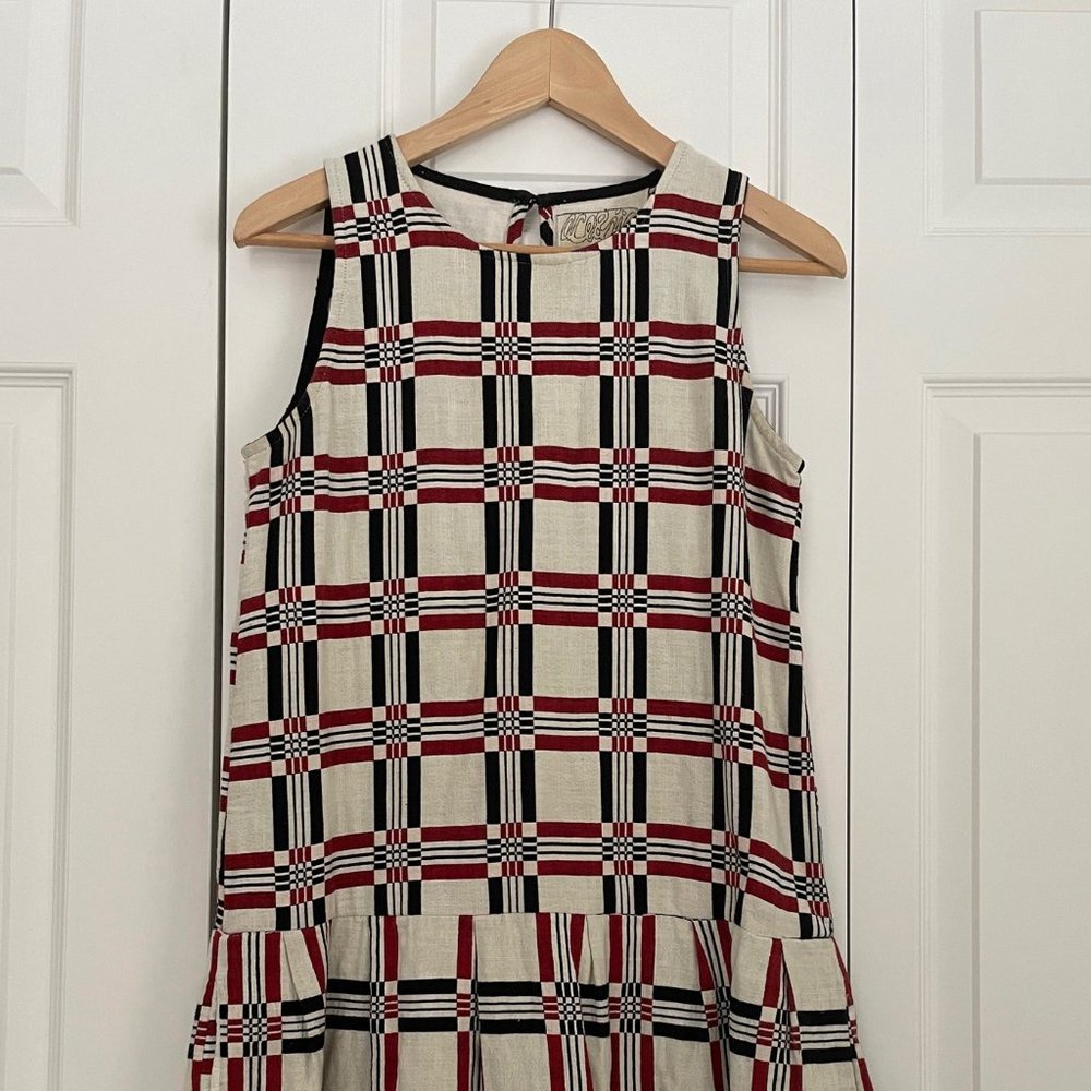 Ace & Jig Black Geo Drop Waist Dress